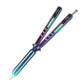 Andux Balisong Butterfly Knife Stainless Steel Outdoor Knives (Colorful) HDD41