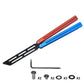 Andux Butterfly Knife CNC 6061 Aluminum Handle Bearing System Lock Free CNC501