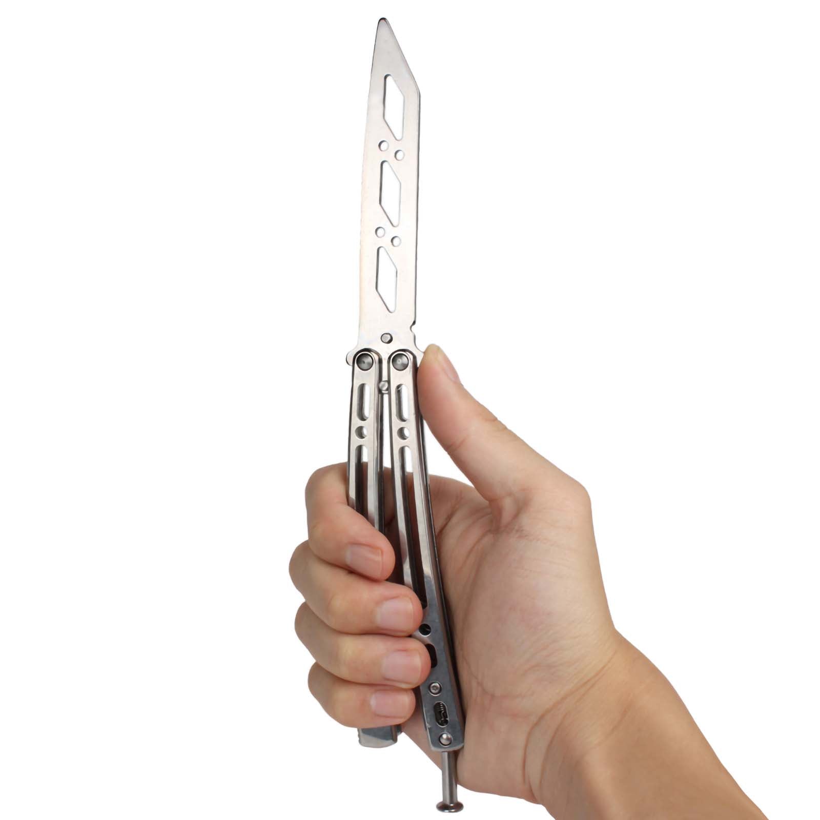 Andux Balisong Training Tool CS/HDD29 Silvery(Only Available in European Countries)