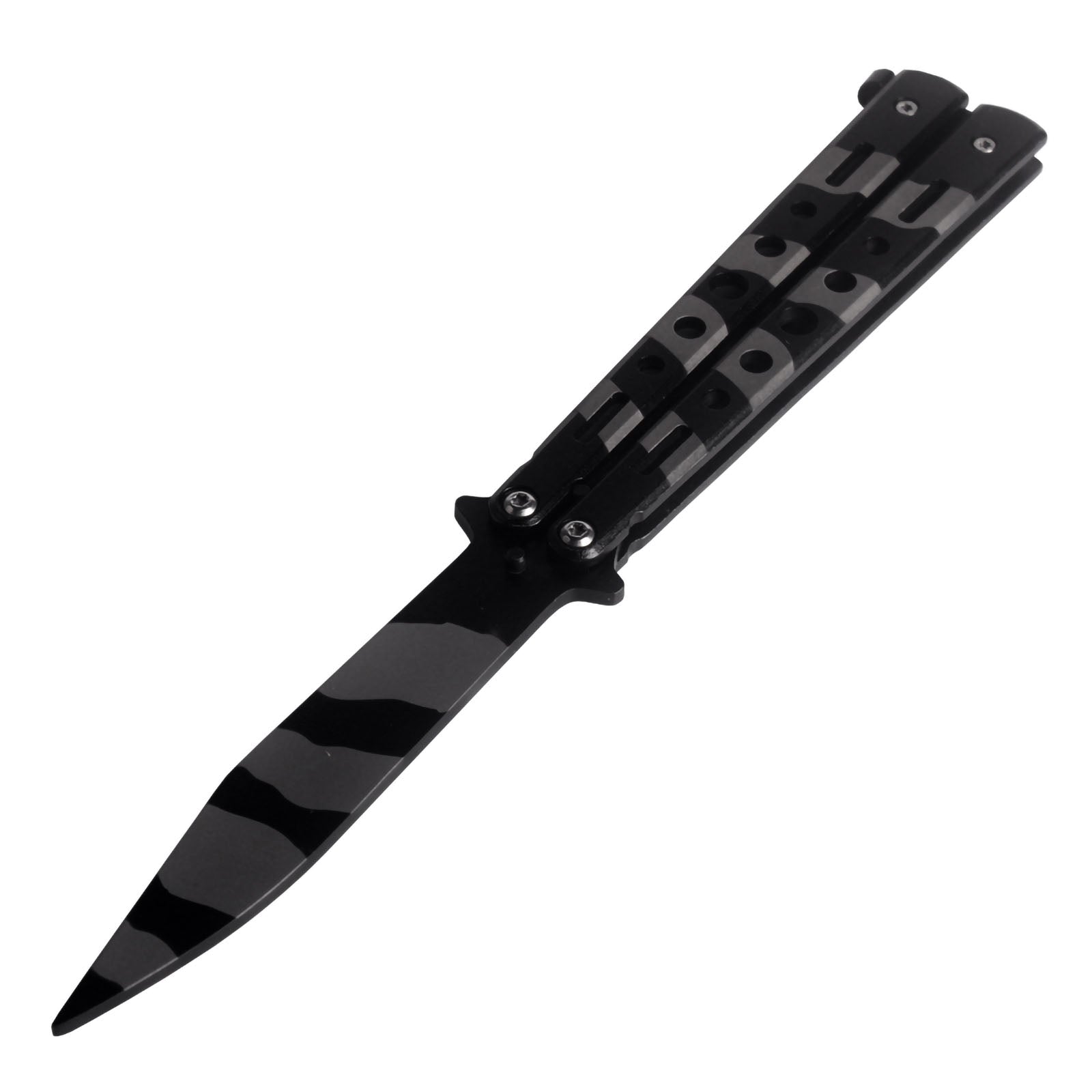 Andux Balisong Practice Trainer  CS/HDD12 (Black) (Not Available in the UK)