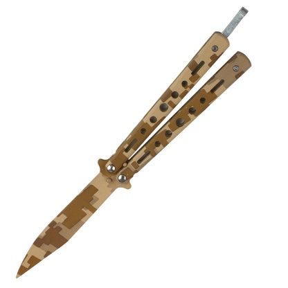 Andux Balisong Practice Trainer CS/HDD12 (Camouflage)(ONLY Available in EU Countries)