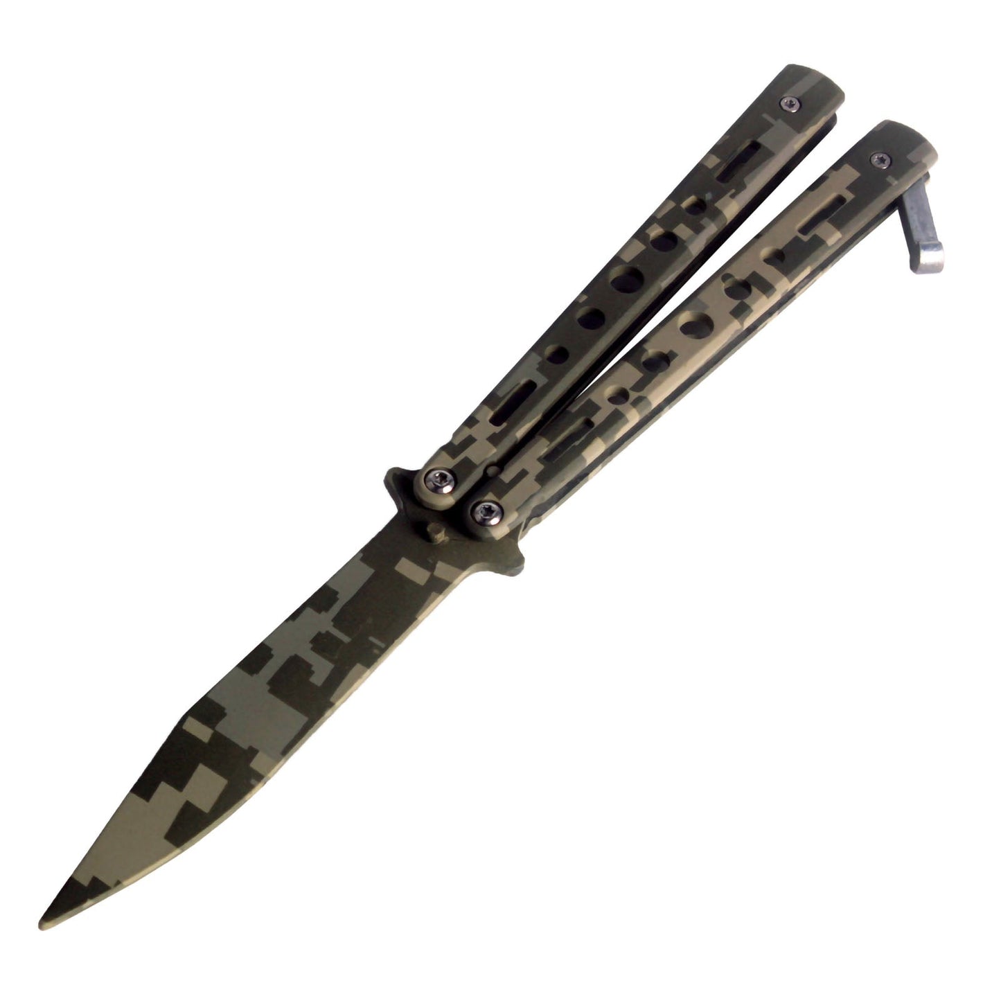 Andux Balisong Practice Trainer CS/HDD12 (Green)(ONLY Available in EU Countries)