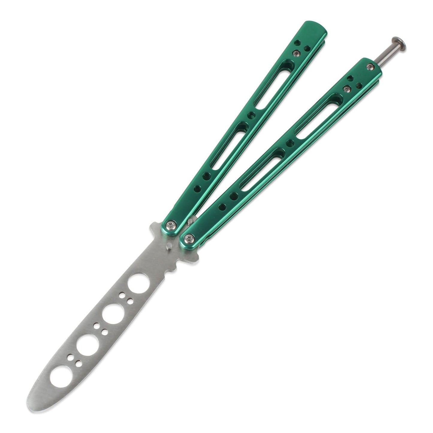 Andux Stainless Steel Balisong Green