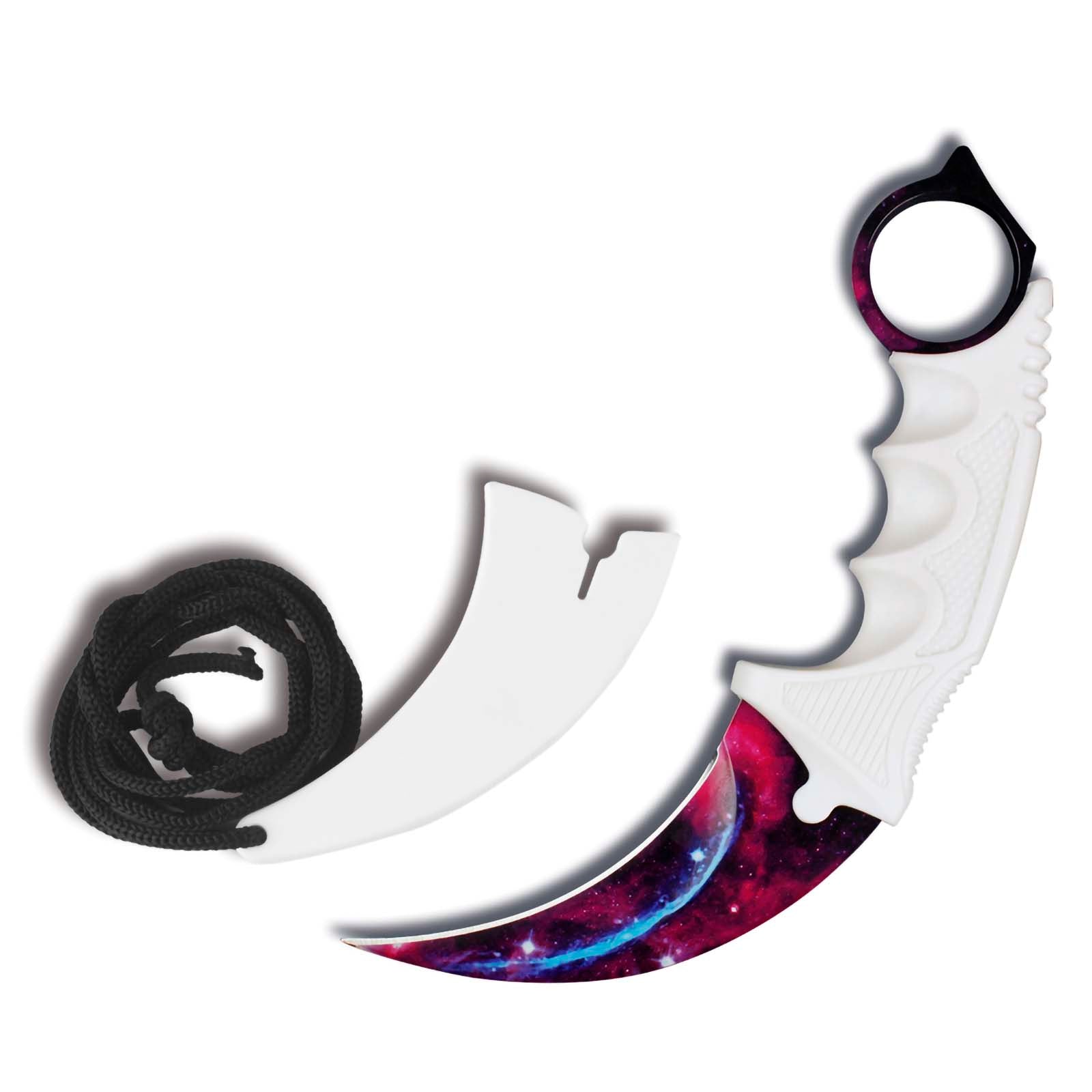 Andux Karambit Knife Tool with Cord CS/ZD-01 White (ONLY Available in the United States)