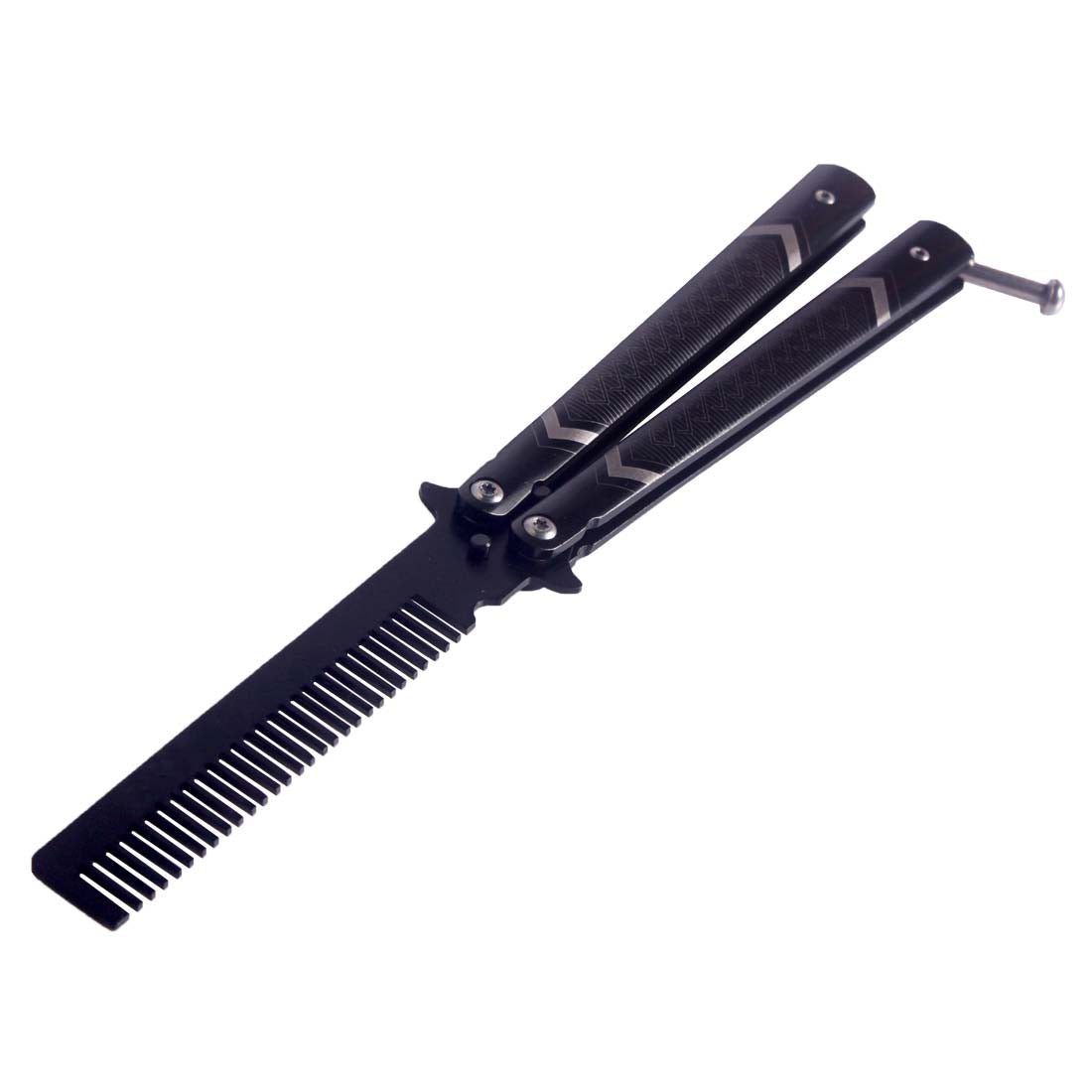 Andux Balisong Practice Tool Comb Style Black CS/HDD07