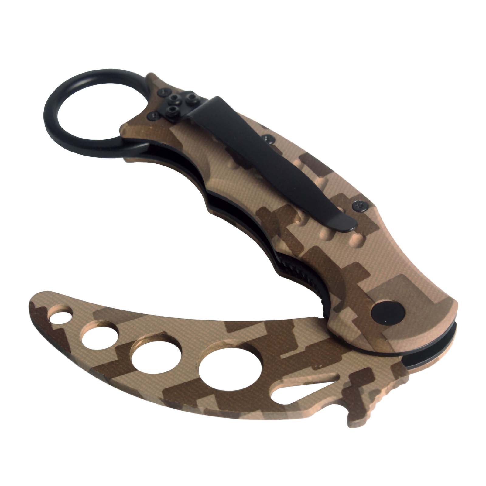 Andux-Karambit-Dull-Knife-with-Pocket-Clip-CS/WD01-Camouflage